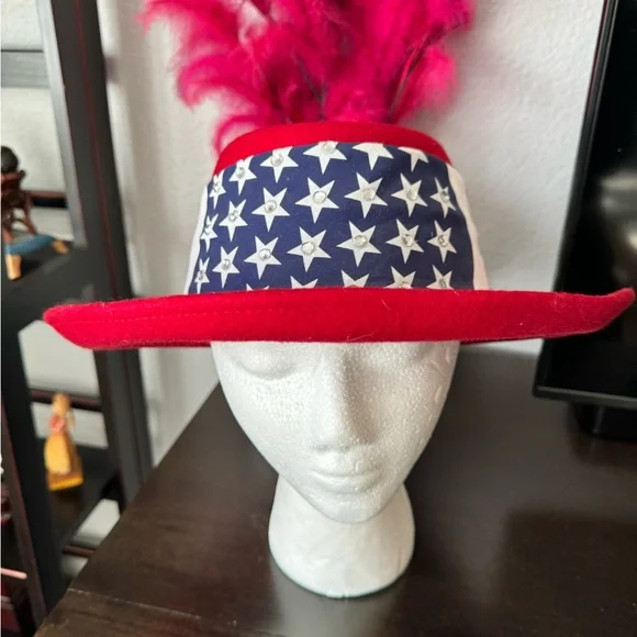 American Flag Red Wool Hat
